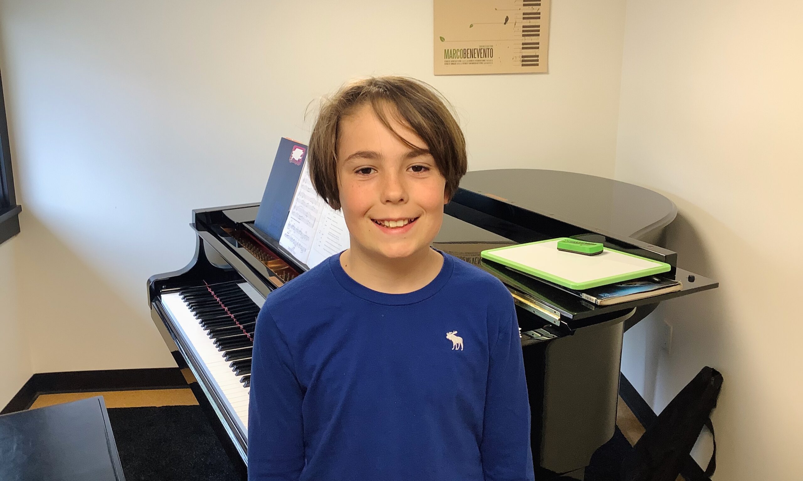 Seattle Piano Lessons - Student of the Month Owen at Meter Music School